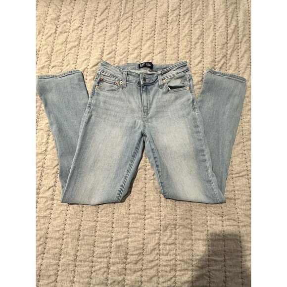 Gap Women's Blue Jeans Size 2/26R Classic Straight Leg Light Wash - Picture 5 of 5